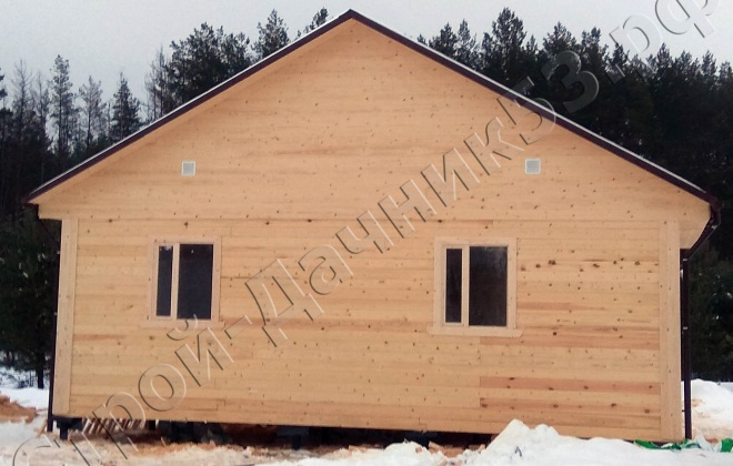 2 брусовой дом 8.5×8, 68 м², тульская область,  суворовский район, деревня гущино (4)